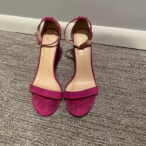 Hot pink Lulu’s strappy heel